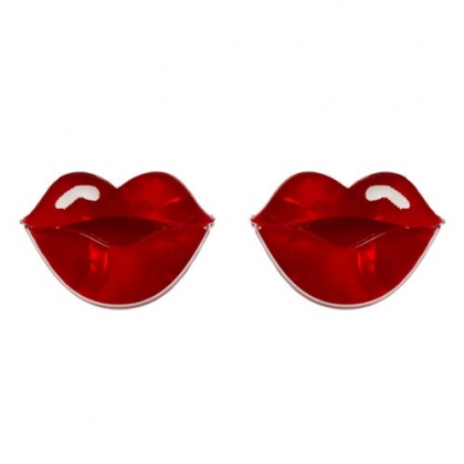 Erstwilder_Kiss_And_Tell_Earrings_Deep-Red_Front