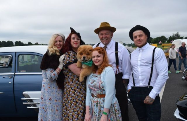 chow chow, leicester vintage carnival, hell bunny dress, plus size blogger, vintage blogger, theodore, vintage style, vintage events, custom cars, classic car show, 