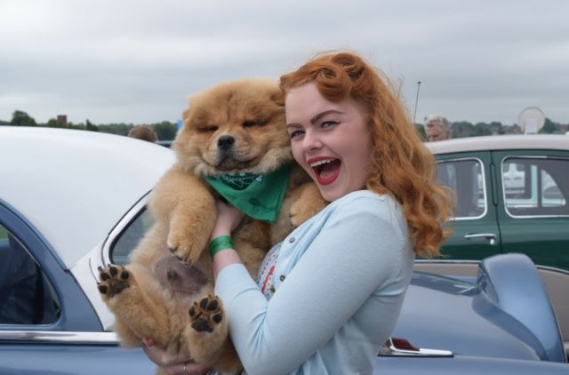 chow chow, leicester vintage carnival, hell bunny dress, plus size blogger, vintage blogger, theodore, vintage style, vintage events, custom cars, classic car show, 