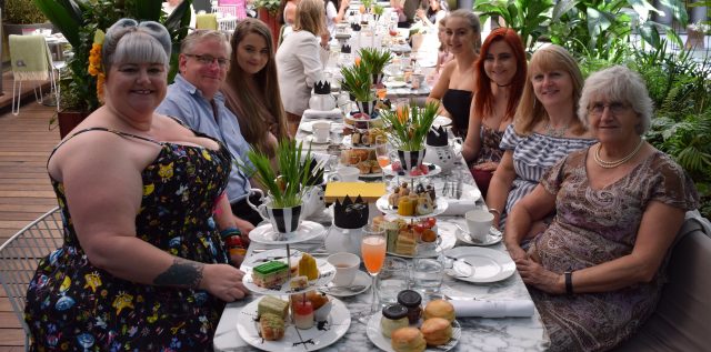 alice in wonderland, afternoon tea, afternoon tea in london, the sanderson hotel, fitzrovia, pin up girl clothing, ella dress, days out in london 
