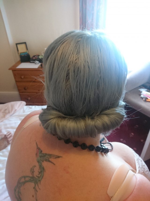 hair colour, semi permanent, hermans amazing direct hair colour, grey hair, londonedge, steel grey, gilda, hair dye, vegan friendly, not animal testing, no bleach