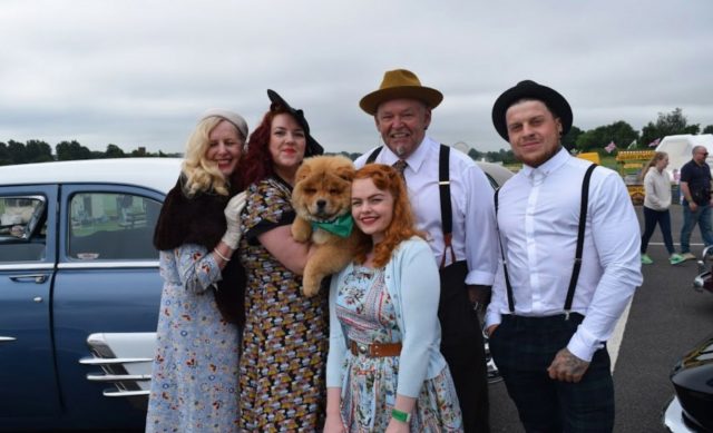 vintage style, vintage dress, vintage ladies, vintage hat, chow chow, theodore, theodorable, leicester vintage carnival, craig thorpe photography, barry pickering photography, leicester racecours, ajs diner, rock n roll, vintage cars, vintage pals, jg and the ultimates 