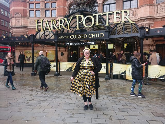 Harry Potter. Harry Potter and the Cursed Child. West End Theatre., London Theatre, Theatre Trips. Blogger Adventures, Hermione Grainger, Ron Weasley, Hogwarts, Five Guys, Kings Cross, CrossTown Donuts