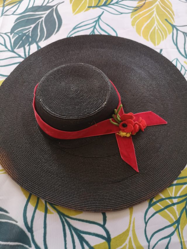 Hat, Hat, Hat Wearer, Hat Style, Hat Porn, Hats of Instagram, Millinery, Vintage Hats, Vintage Millinery, Hardy Amies, 1940's Hats, 1930's Hats, Platter Hat, Cartwheel Hat, Topper Hat, Straw Hat, Hat renovation, Hat repair, Straw Hair Repair, 