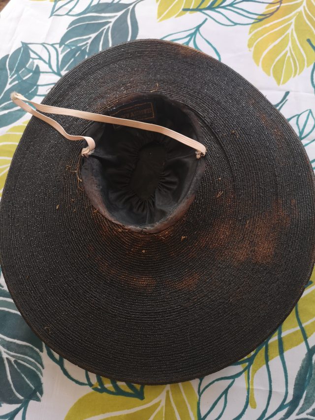 Hat, Hat, Hat Wearer, Hat Style, Hat Porn, Hats of Instagram, Millinery, Vintage Hats, Vintage Millinery, Hardy Amies, 1940's Hats, 1930's Hats, Platter Hat, Cartwheel Hat, Topper Hat, Straw Hat, Hat renovation, Hat repair, Straw Hair Repair, 