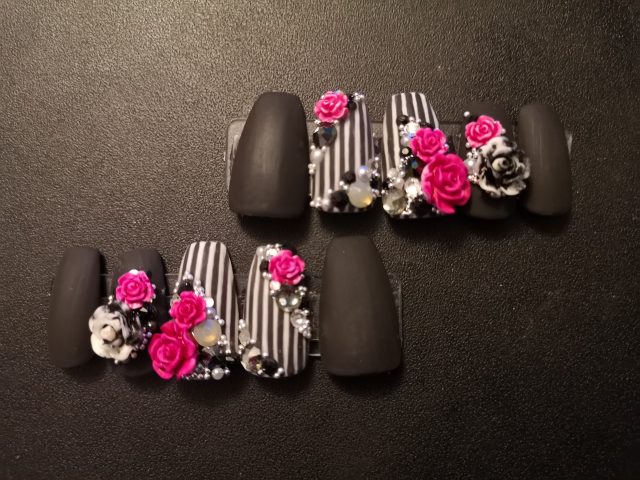 Fake Nails, Acrylic Nails, Nail Art, Acrylic Nail Art, False Nails, Acrylic Nail Design, Press On Nails, Marble Nails, Galaxy Nails, Nail Gems, Decorative Nails, Glue On Nails