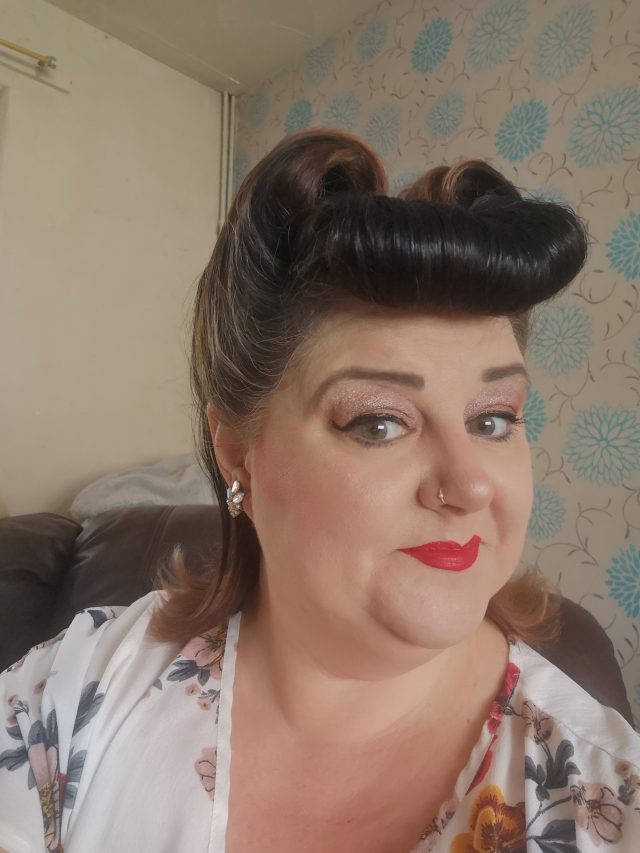 Bumper Bangs, Victory Rolls, Heidi Roll, Vintage Hair, Vintage Hairstyles, Vintage Salon, Le Keux Vintage Salon, Le Keux Vintage Hair, Le Keux Photoshoots, Vintage Wave, Vintage Curls, Dita Hair, Boo Brown, 