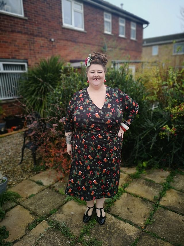 Joe Browns, Joe Browns Clothing, Joe Browns Dress, Plus Size Fashion, Plus Size Dresses, Vintage Style Dresses, Christmas Dress, Christmas Print, Size 26 Style, 