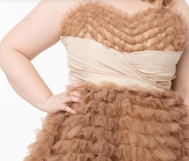 Unique Vintage, Unique Vintage Dress, Plus Size Dress, Plus Size Fashion, Plus Size Vintage, Vintage Style, Vintage Dresses, Size 26 Style, Mocha Ruffle Party Dress, 