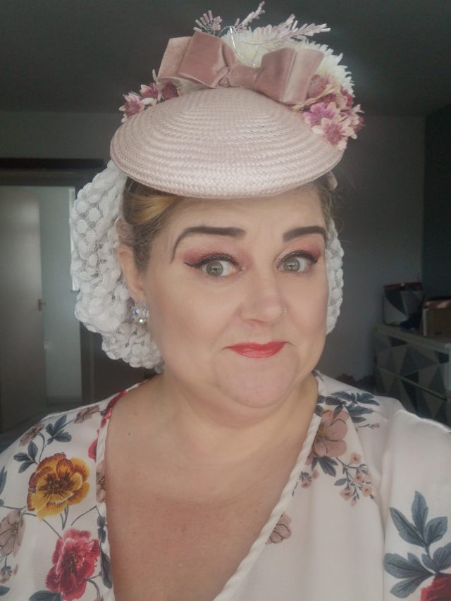 House of Drewvid, Vintage Hair, Vintage Styling, Vintage Hair Accessories, Vintage Hair Flowers, Tilt Hat, Vintage Hats, Vintage Millinery, Vintage Style Millinery, Millinery, Hairstyling, Hat Lover, Hat Wearer