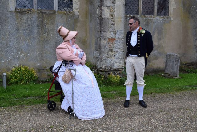 Regency Wedding, Regency Style, Regency Clothing, Lady Emma and Captain Peter, Family Wedding, Plus Size Clothing, Plus Size Costume, Complete Costumes, Regency Bonnet, Bury St Edmunds, The Athenaeum, Alice in Wonderland Wedding, Wedding Ideas,