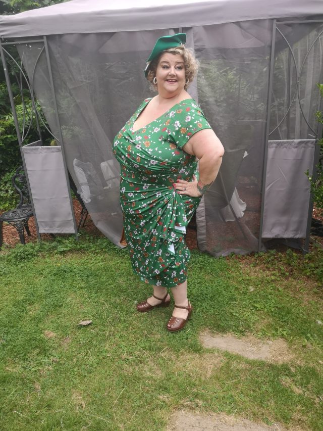 Lady V London, Lady Volup, Plus Size Clothing, Plus Size Dresses, Plus Size Outfits, Plus Size Style, Vintage Style Clothing, Vintage Style, Lulu Hun Shoes, Heritage Re-Loved, Vintage Style Millinery, Millinery, Floral Dresses, Wiggle Dresses, Size 26 Style, Bow and Crossbones Bangles