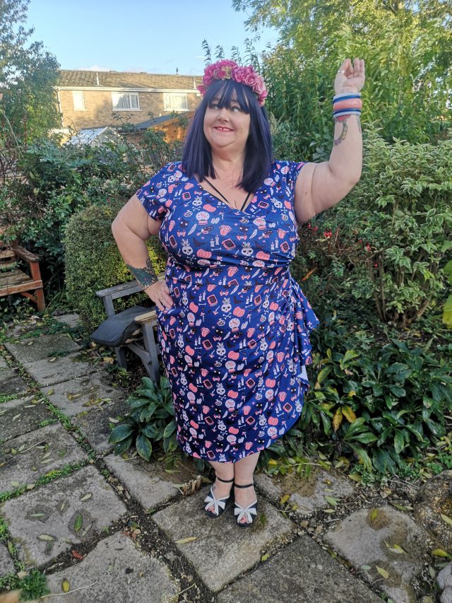Lady V London, Lady Volup, Plus Size Clothing, Plus Size Dresses, Plus Size Outfits, Plus Size Style, Vintage Style Clothing, Vintage Style, Lulu Hun Shoes, Heritage Re-Loved, Vintage Style Millinery, Millinery, Floral Dresses, Wiggle Dresses, Size 26 Style, Bow and Crossbones Bangles