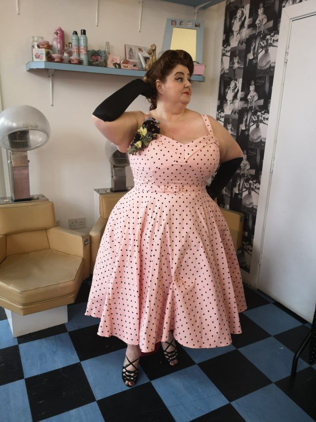 Vixen, Vixen by Micheline Pitt, Maneater Dress, Vixen by Micheline Pitt,  Polka Dot Dress, Vintage Style, Vintage Dress, Vintage Girl, Size 26 Style