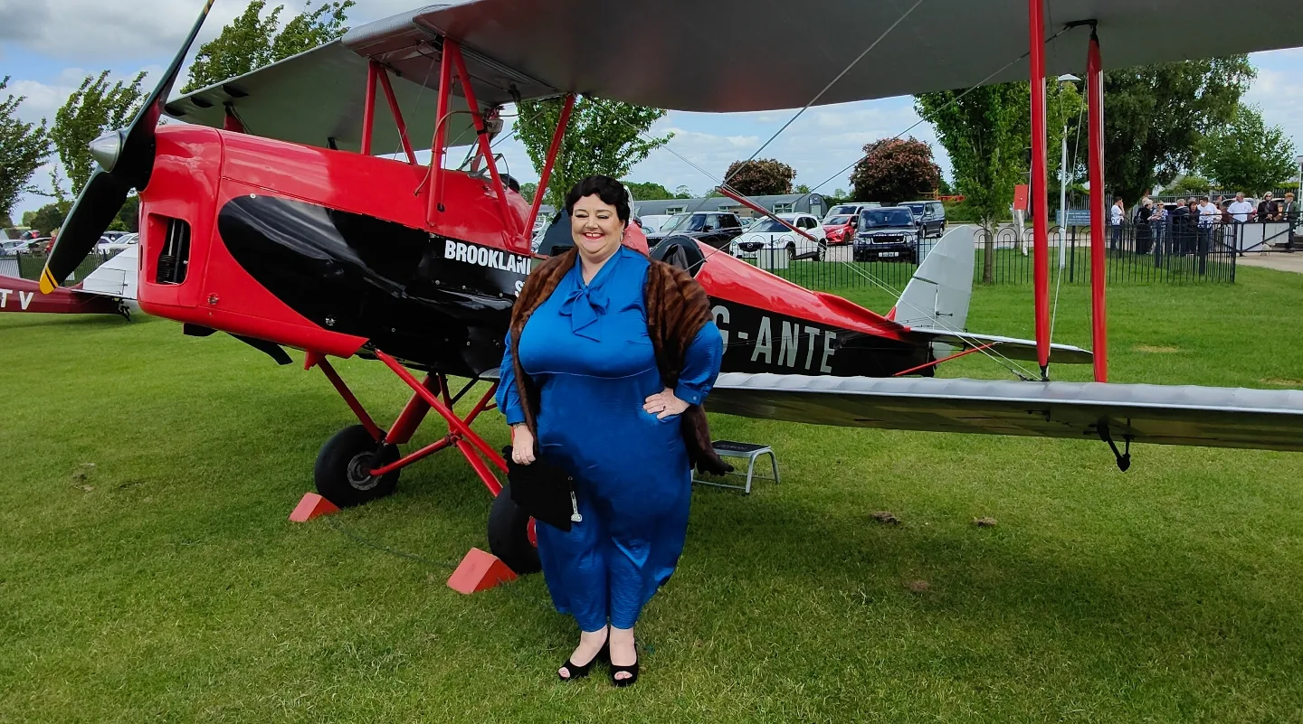 The Aviator, The Aviator Sywell, Sywell Airfield, Light Aircraft, Tiger Moth Planes, Heritage Aviation, Heritage Aviation Scholarship, Thomas Castle Aviation Heritage Scholarship, G-ANTE Tiger Moth, Art Deco Hotel, Art Deco Styling, Plus Size Adventures, Plus Size Clothing, Plus Size Style