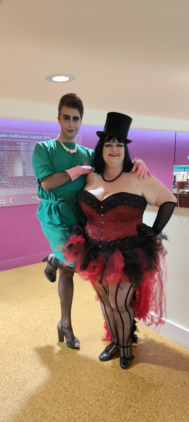 Rocky Horror Show, Rocky Horror Picture Show, RHS, RHPS, Derngate Theatre, Rocky Horror, Frank N Furter, Richard O'Brien, Tim Curry, Plus Size Adventures, Plus Size Antics, Dressing Up, Interactive Theatre, Musicals, Corset Story, Corset Wearer, Plus Size Corset, Nights at the Theatre, 