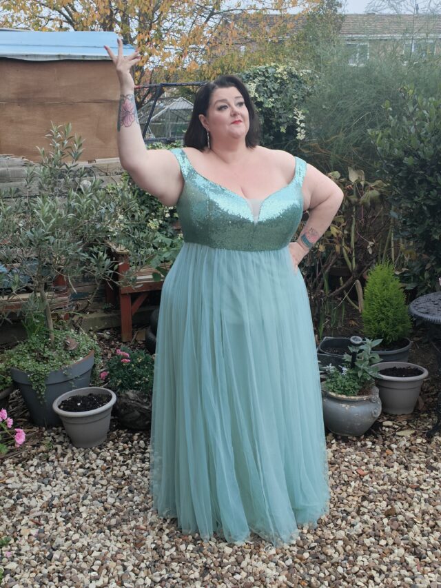 Ever Pretty, Ever Pretty Dress, Ever Pretty Gown, Sequin Gown, Tulle Gown, Plus Size Gown, Plus Size Evening Dress, Plus Size Party Dress, Plus Size Christmas Dress, Size 26 Style, Plus Size Blogger, Plus Size, Writer, Plus Size Adventures