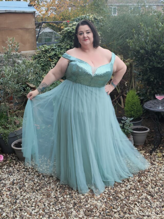 Ever Pretty, Ever Pretty Dress, Ever Pretty Gown, Sequin Gown, Tulle Gown, Plus Size Gown, Plus Size Evening Dress, Plus Size Party Dress, Plus Size Christmas Dress, Size 26 Style, Plus Size Blogger, Plus Size, Writer, Plus Size Adventures