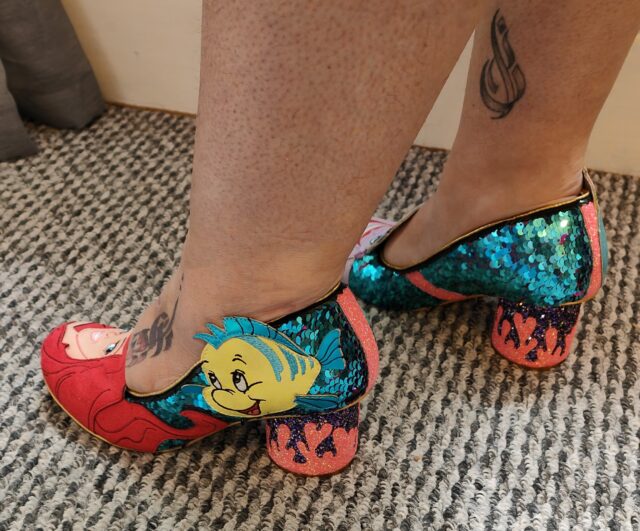 Irregular Choice, Irregular Choice Shoes, Sea Siren Shoes, Elegant Evil Shoes, The Little Mermaid, Disney Shoes, Disney X Irregular Choice, Ursula, Unfortunate The Musical, Ursula The Sea Witch