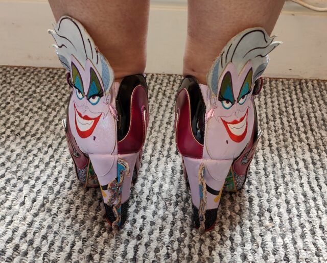 Irregular Choice, Irregular Choice Shoes, Sea Siren Shoes, Elegant Evil Shoes, The Little Mermaid, Disney Shoes, Disney X Irregular Choice, Ursula, Unfortunate The Musical, Ursula The Sea Witch